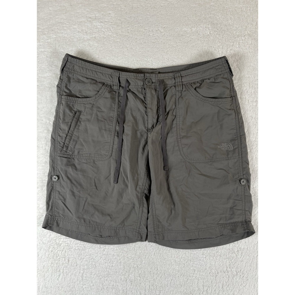 The North Face Gray Utility Pockets‎ Hiking Camping Shorts Women's Sz 14 36x10